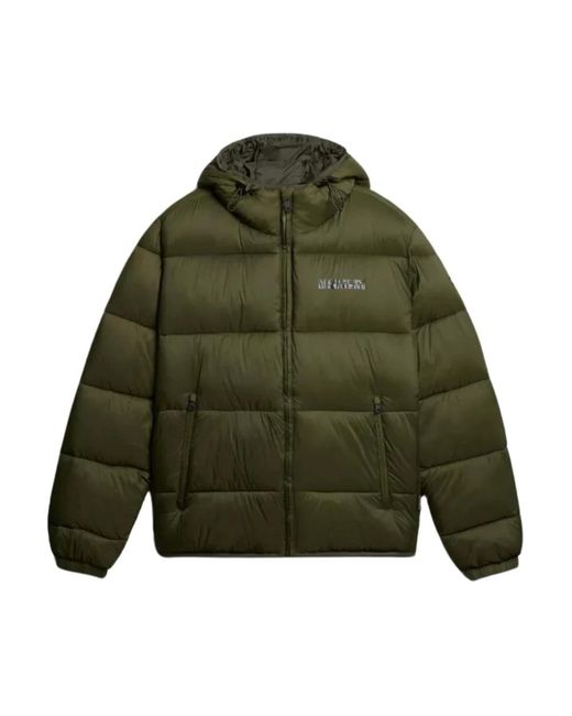 Napapijri Jassen ,Groen ,Polyester Suomi Puffer Jacket in het Green voor heren