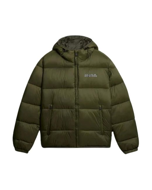 Napapijri Jassen ,Groen ,Polyester Suomi Puffer Jacket in het Green voor heren