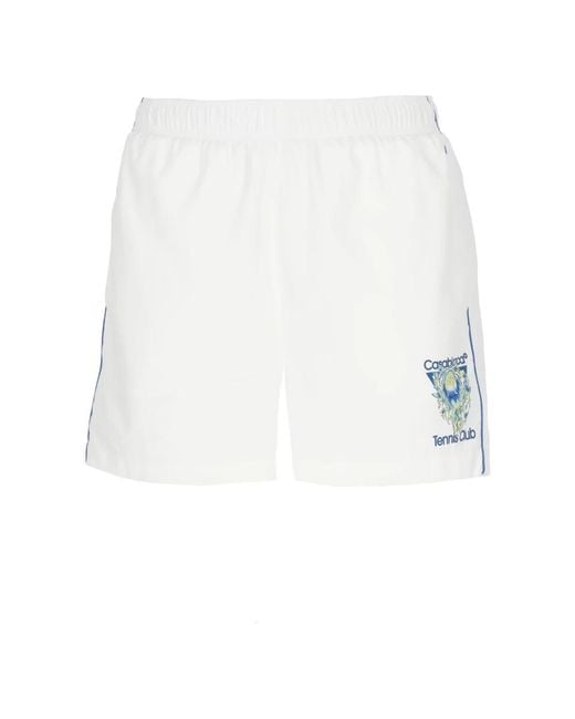 Casablanca White Casual Shorts for men