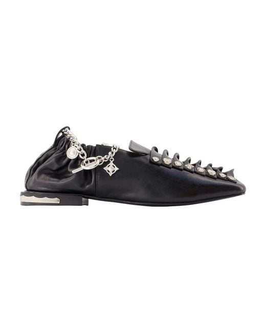 Toga Black Loafers