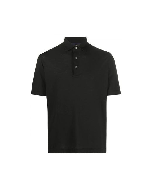 Lardini Black Polo Shirts for men
