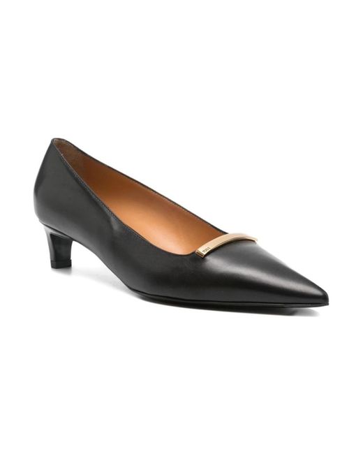 Tod's Brown Schwarze Lederschuhe