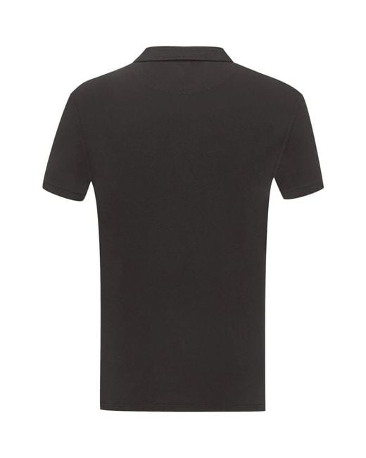 Fedeli Black Polo Shirts for men