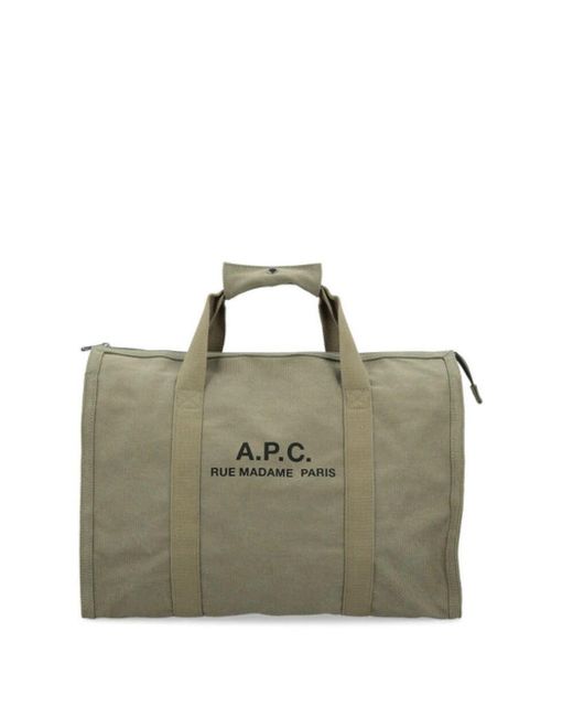 A.P.C. Recuperation gym tasche aus canvas in Green für Herren