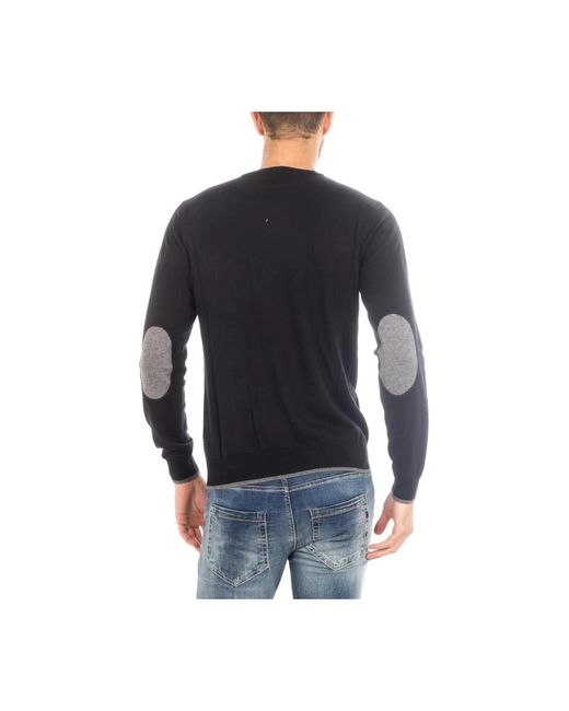 Armani Jeans V-ausschnit strickware in Black für Herren