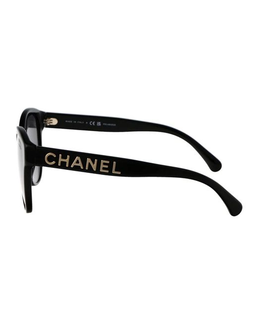Chanel Black Stylische sonnenbrille mit modell 0ch5458