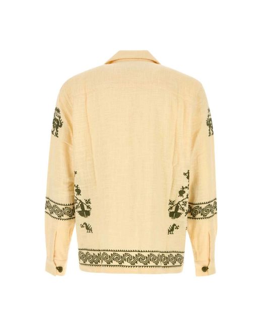 BAZISZT Natural Casual Shirts for men