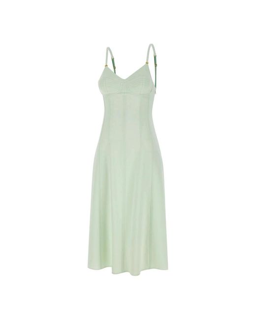 Elisabetta Franchi Green Midi Dresses