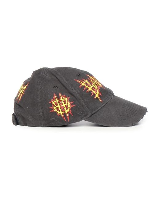Balenciaga Gray Caps for men