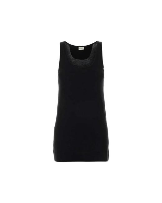 Dries Van Noten Hula Tanktop in het Black