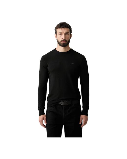 Guess Marcos Sweater in het Black voor heren