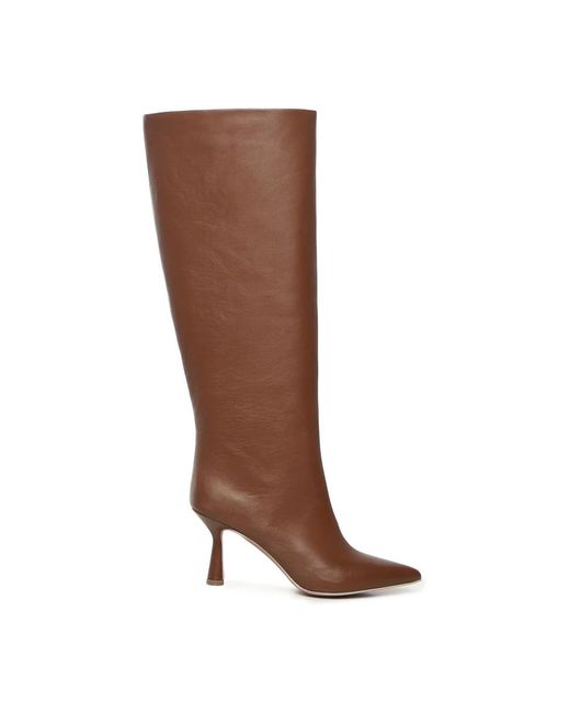 Giuliano Galiano Brown Heeled Boots