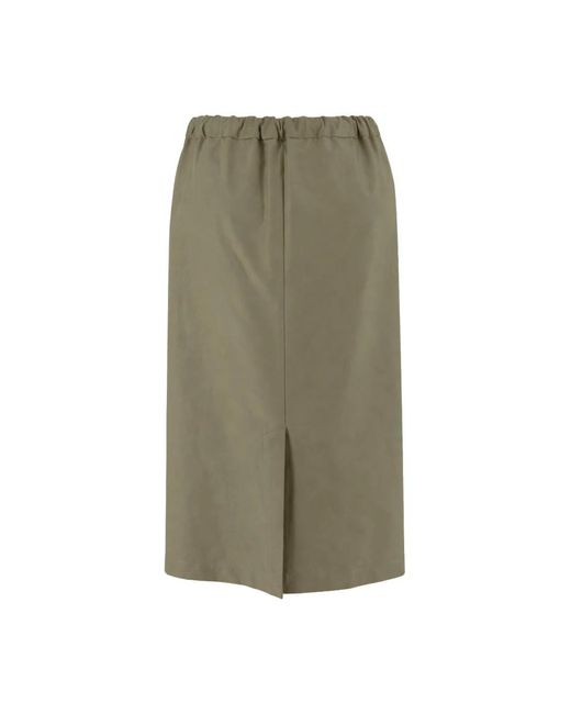 Fabiana Filippi Green Midi Skirts