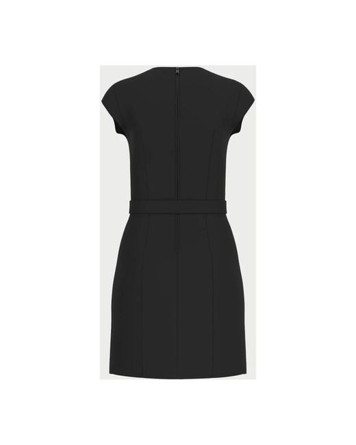 Guess Zwarte Minijurk Met V-Hals in het Black