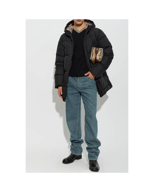 Down Jackets Burberry de hombre de color Black