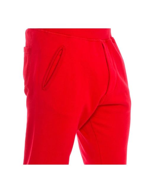 DSquared² Red Sweatpants for men