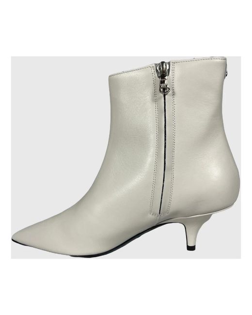 Patrizia Pepe Gray Heeled Boots
