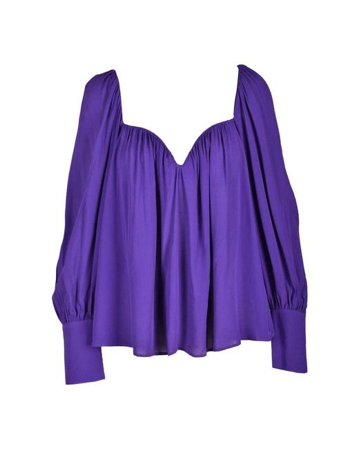 Pinko Purple Viskose stricktop