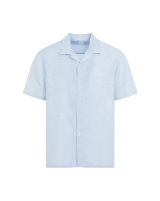 Shirts > short sleeve shirts Berluti pour homme en coloris Blue