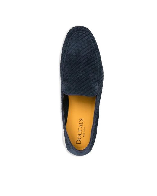 Doucal's Blue Loafers for men