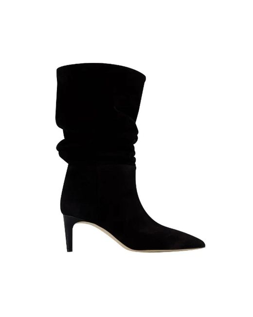 Paris Texas Black Heeled Boots