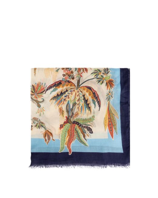 Etro Blue Scarves