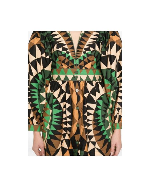 Farm Rio Short Dresses in het Green