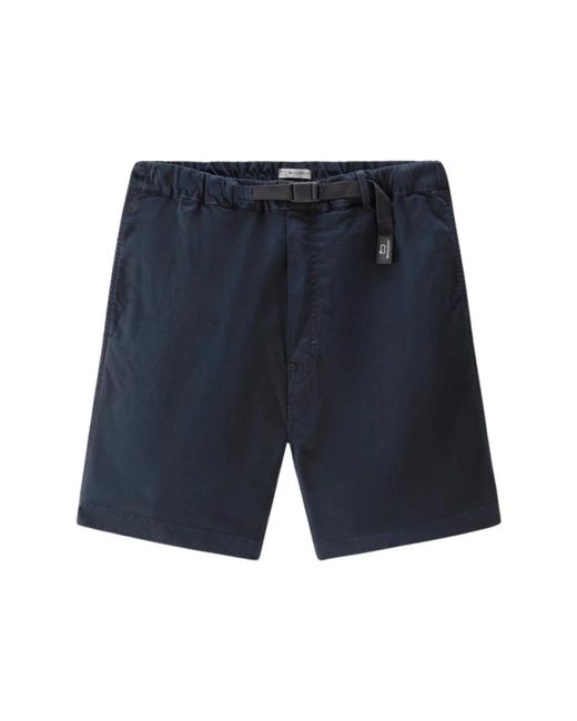 Woolrich Blue Casual Shorts for men