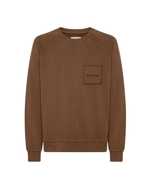 Philippe Model Hoodies & Sweatvesten ,Bruin ,Katoen Ronde Hals in het Brown voor heren