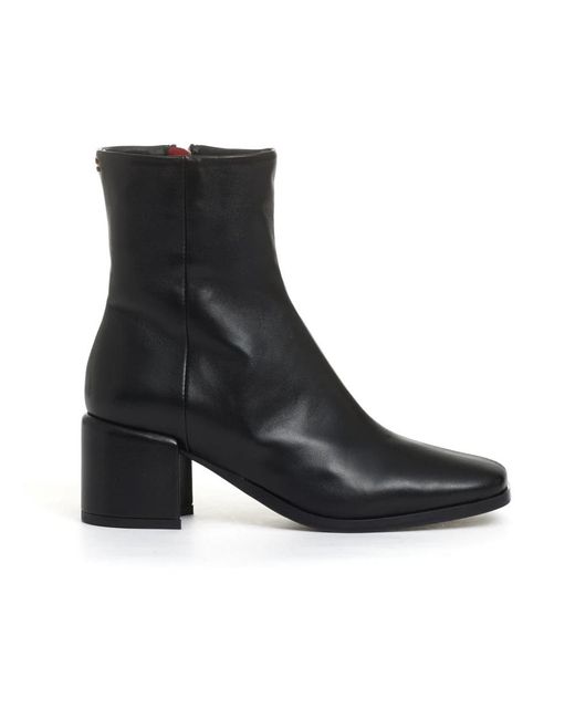 Halmanera Black Heeled Boots