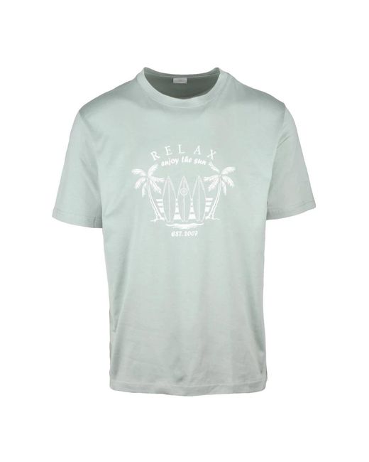 Eleventy Blue T-Shirts for men