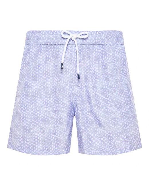 Fedeli Blue Beachwear for men