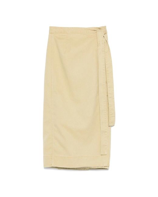 Midi Skirts Soeur de color Natural