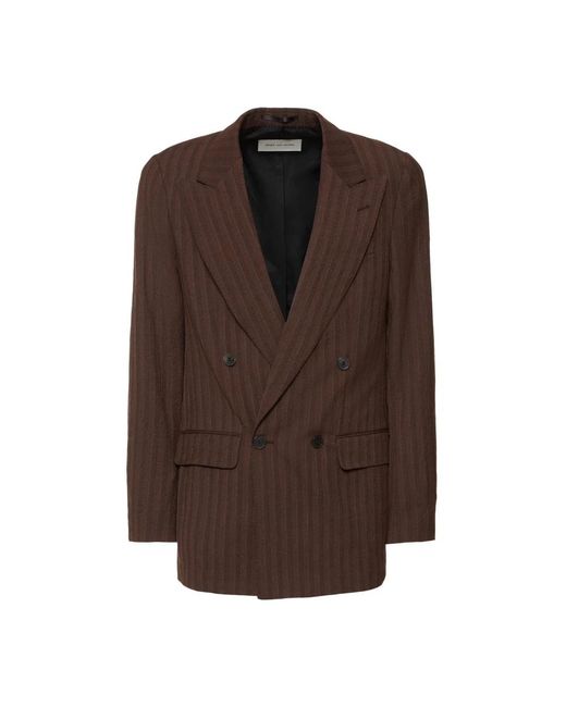 Dries Van Noten Brown Blazers for men