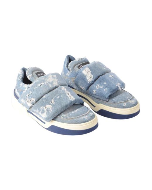 Dolce & Gabbana Blue Sneakers for men