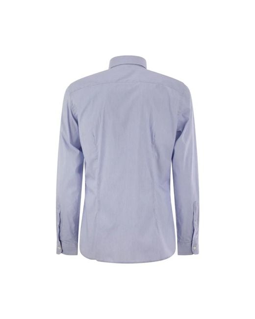 Fay Blue Casual Shirts for men