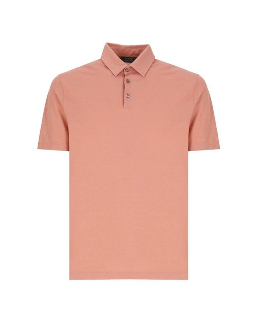 Polo Shirts di Zanone in Pink da Uomo