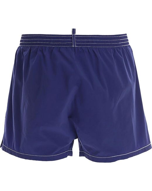 DSquared² Badmode ,Blauw ,Stijlvolle Strandkleding in het Blue voor heren