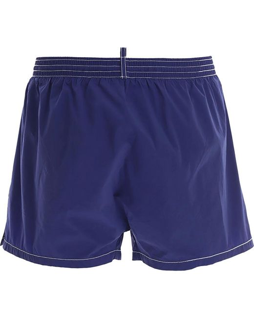 DSquared² Badmode ,Blauw ,Stijlvolle Strandkleding in het Blue voor heren