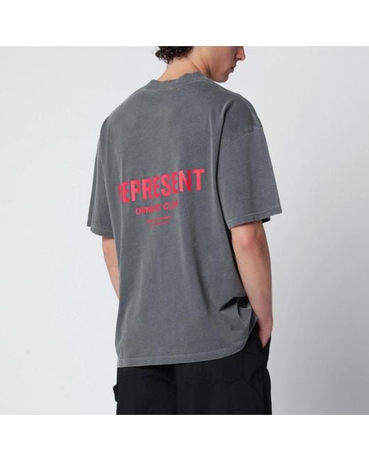 Represent Gray T-Shirts for men