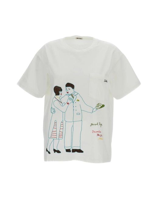 Bode White T-Shirts