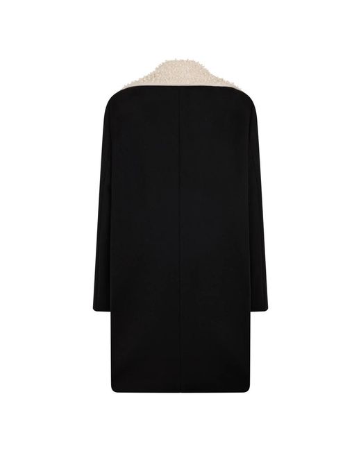 Valentino Garavani Black Single-Breasted Coats