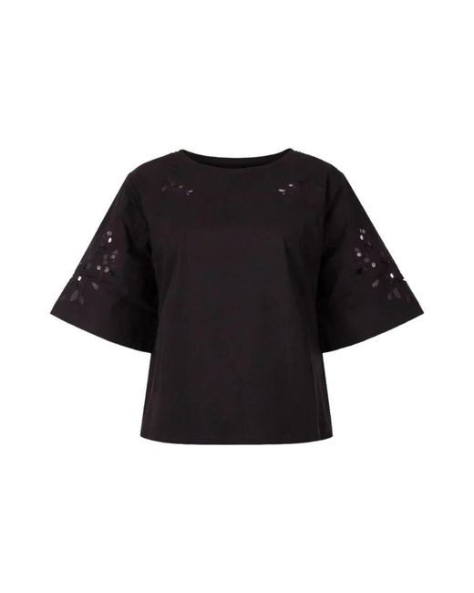Weekend by Maxmara Black Blouses