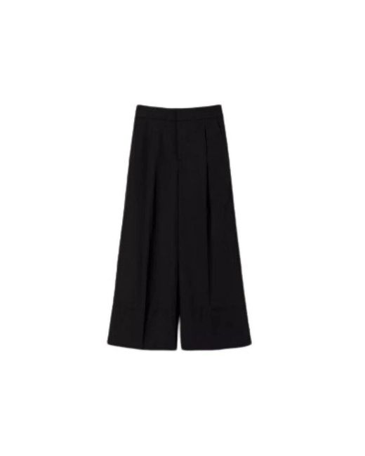Twinset Black Cropped Trousers