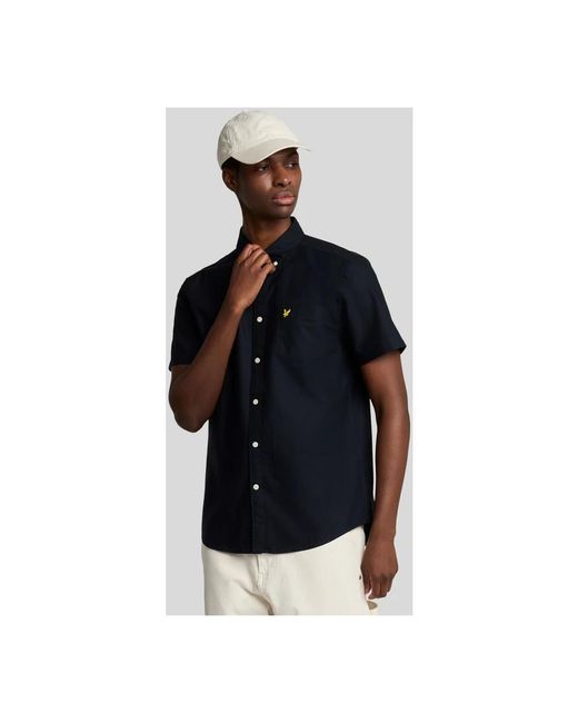 Lyle & Scott Blue Short Sleeve Shirts for men