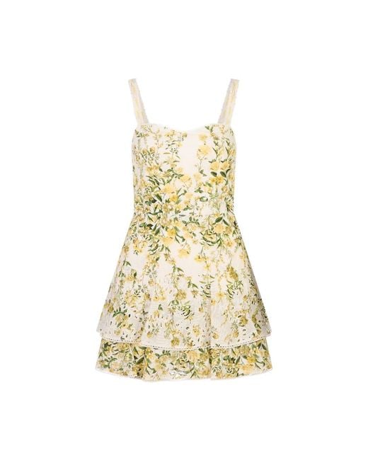 Alice + Olivia Metallic Short Dresses