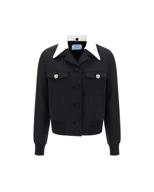 Prada Black Light Jackets