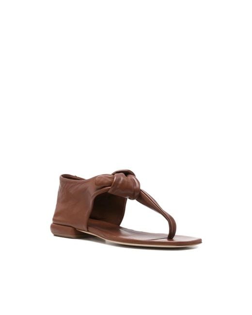 Officine Creative Brown Flip Flops