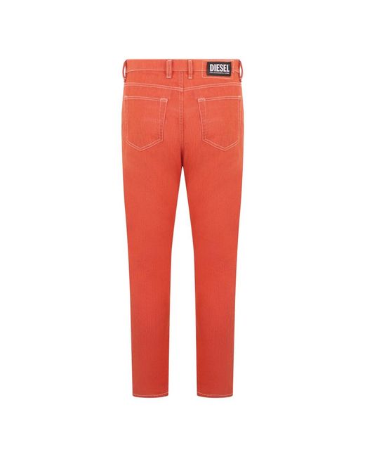DIESEL Red Slim-Fit Jeans for men