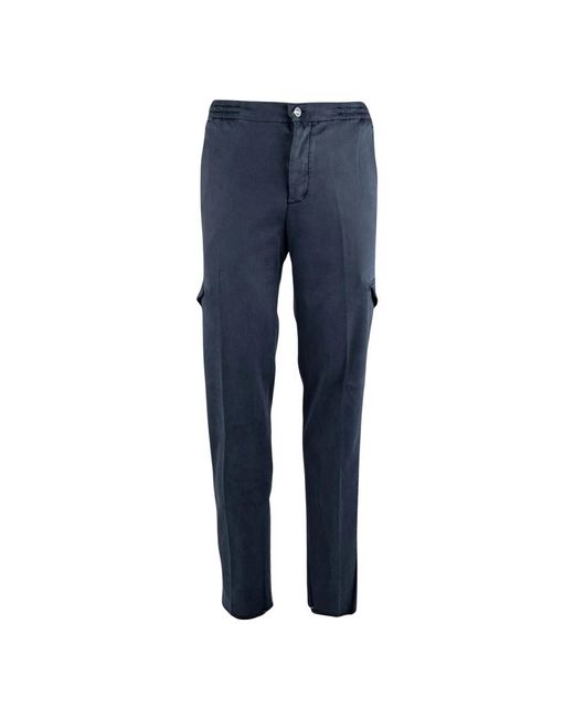Kiton Cargo Pants in het Blue voor heren